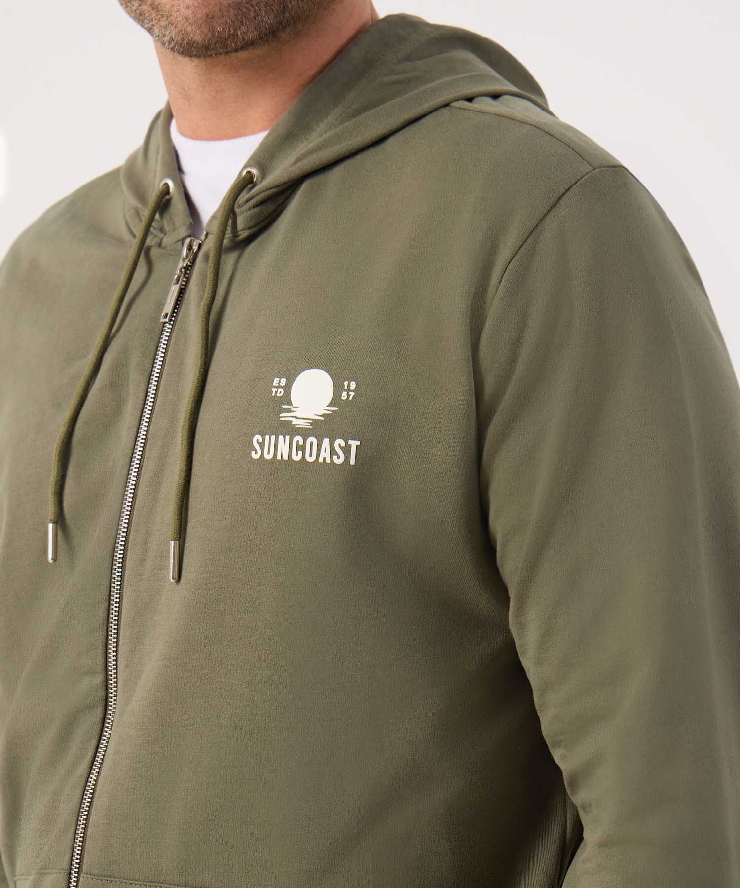 Buzo Unicolor Con Estampado 